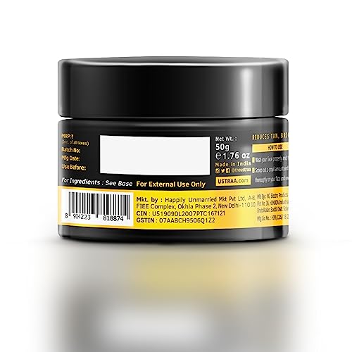 Ustraa De-Tan Cream for Men - 50g (Set of 2) Dermatologically Tested - For Tan removal & Even Skin tone, With Japanese Yuzu & Liquoric, Prevents... - Image 7