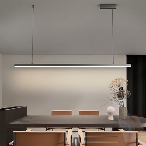 Suspension lustre LED dimmable avec télécommande pour ajuster votre lumière 2700K-6500K