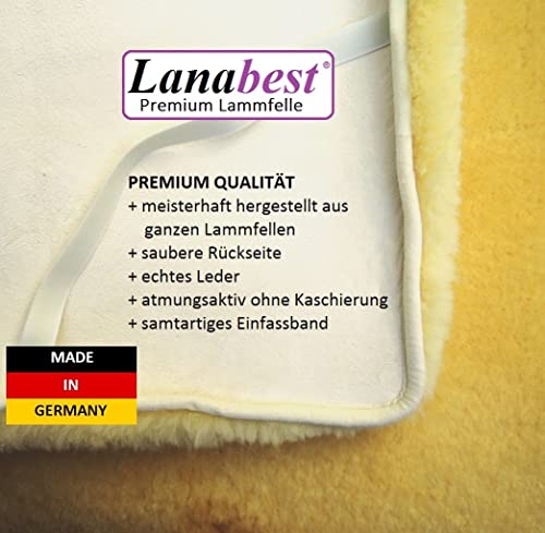 Lammfell Bettauflage LANAMED Unterbett für optimale Schlafqualität