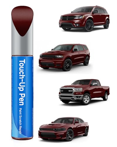 Octane Red/Delmonico Red PRV/NRV Car Touch Up Paint Compatible with Dodge – Scratch Repair Kit, Exact OEM Color Match, Scratch & Rust Repair, Car, Truck & SUV Paint Fix