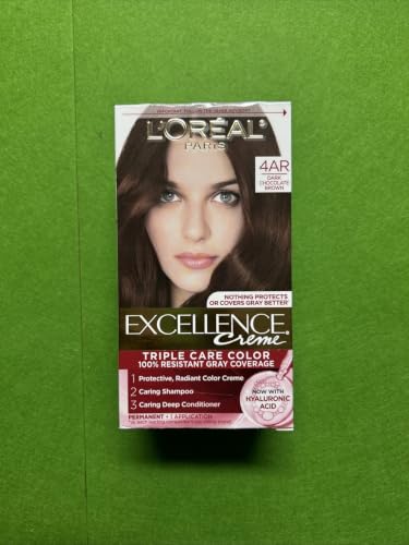 Image of L'Oreal Paris Excellence Creme Triple Protection Hair Color, Dark Chocolate Brown [G15] 1 ea