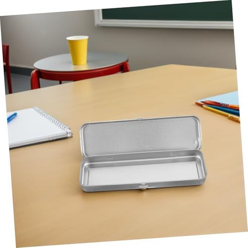 Boîte à crayons rectangulaire étain pour protéger et transporter vos feutres sans risque - 4