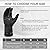 V.Step Heated Gloves for Men Women - Rechargeable Hand Warmers With Touchscreen, Battery Heated Electric for Motorcycle Work Ski Arthritis Hunting - Black L