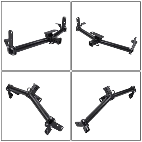 zeech Steel Class 3 Tow Trailer Hitch 2" Receiver Black Replacement for Equinox 2005-2017 Replacement for Terrain 2010-2017 Replacement for Torrent 2006-2009 Replacement for Saturn 2002-2007 by zeech - Used condition - Image 6