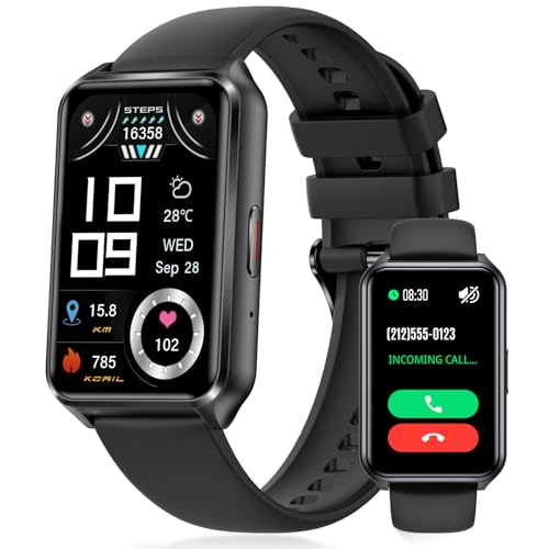 Sgjik H37 Smart Watch Fitness Tracker With Make Call 24/7 Heart Rate Blood Pressure Sleep Monitor, 100+ Sports Modes, Calorie Step Counter For Walking, Ip67 Waterproof cover