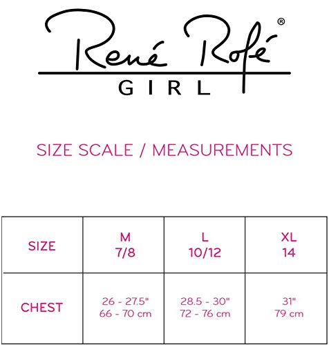 Rene Rofe Girls' Joelle Training Bra ? 10 Pack Stretch Cotton Cami Bralette (7-14), Size Medium/(7-8), Asst #5 #TOP7