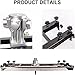 Power Mixer Pneumatic Agitator Clamp-On Drum Agitator Industrial-Grade Pneumatic Shaker Paint Stirring Tool，Air Agitator 1000L, Pneumatic Tank Mixer Machine with Folding Propeller, Adjustabl
