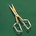 SIRMEDAL Stylish Acrylic Gold Stainless Steel Premium Multipurpose Scissors for Office Home School Art Craft (7 Inch)