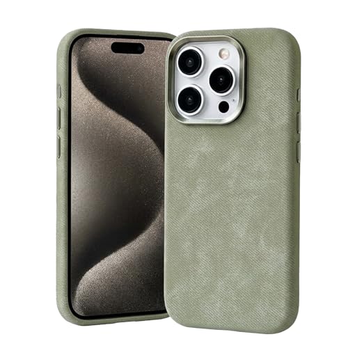 Magnetic Case for iPhone 16 Pro Max, Soft Touch Solid Color Shockproof Protective Phone Cover, Protective Durable Slim Fit Phone