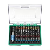 Selbstsicherndes Schraubendreher-Set, mehrere Bits, legierter Stahl, kompakt, tragbar, mit Verlängerungsstange für Garagenreparaturen und Elektronik-Wartungsaufgaben (42 Stück)