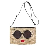 Große Strand Schulter Tasche Material-Weich und haut-freundliche stroh material, handgemachte, leichte, einzigartige und chic, einfach zu bedienen.