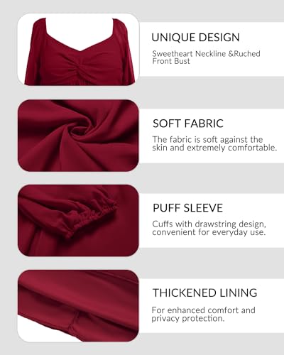 Image of Pinup Fashion Plus Size Graduation Homecoming Chiffon A-line Short Dress | Chiffon, sweetheart neck, square back neckline, ruched front bust, A-line short dress, suitable for graduation, homecoming