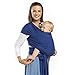 Boba Marsupio Avvolgente, Serenity Blue - Originale Fascia Elastica Per Neonati, Perfetta Per Neonati E Bambini Fino A 35 Libbre