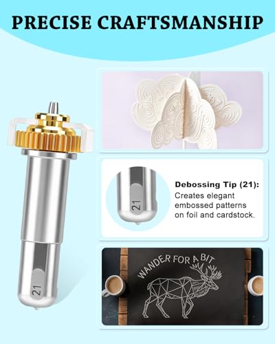 Punta de grabado UCEC para scrapbooking, bodas y relieve con punta de debossing 21 4