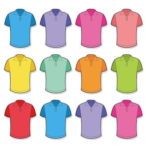 JarThenaAMCS 45 Stück Polo-Shirt Ausschnitte