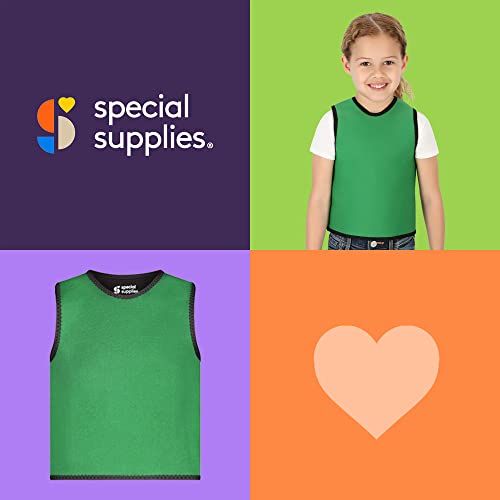Special Supplies Sensory Compression Vest Deep Pressure Comfort (Green, X-Small)