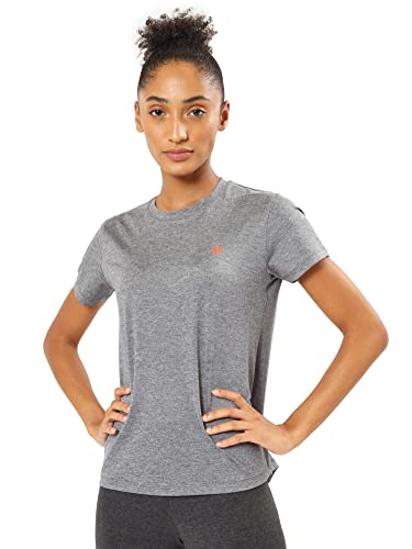 Image of CULT Textured Women's Performance T-Shirt | Moisture-Wicking | Crew Neck | Women Active Wear