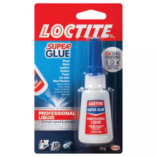 Loctite Super Glue Professional Liquid, 20 Gram Bottle,...