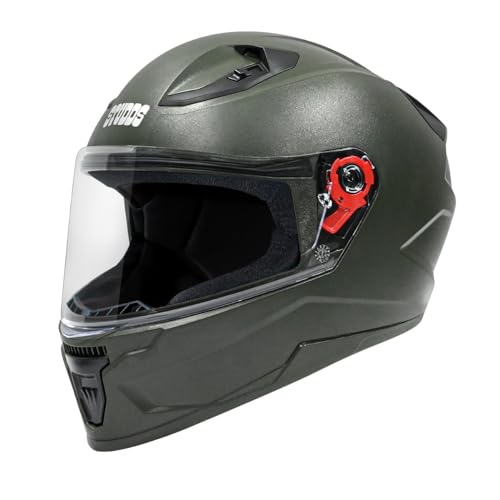 STUDDS Raider Street ISI Certified Full Face Helmet for Men and Womenwith Clear Visor (Green - XL) (B0CSG1LXLG) Amazon Price History, Amazon Price Tracker