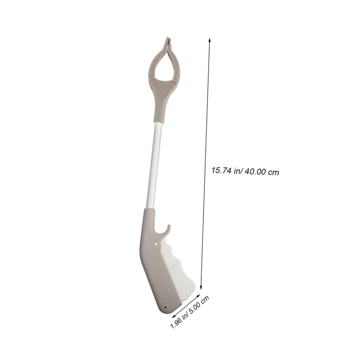 Balacoo Garden Trash Picker 3pcs Aluminum Alloy Clamp Garbage Grabber Comfortable Handle Easy to Use Essential for Cleanliness