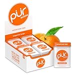 PUR Mints Aspartame Free, Made with Xylitol, Sugar Free, Vegan, Gluten Free and Keto Friendly, Natural Tangerine Tango Flavoured Mints, 30 Pieces, Pack of 12