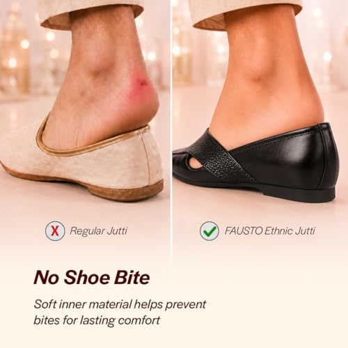 Image of FAUSTO Mens Embossed Ethnic Party Slip On Traditional Juttis and Mojaris | Festive