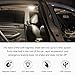 KVAEY Magnetic Dome Light for Car, LED Press Switch USB Rechargeable Car Interior Ceiling Roof Reading Lamp, Universal Wireless Dome Light Accessories for RV Truck Trailer Camper (Black)