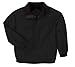 Harriton Adult Fleece-Lined Nylon Jacket XL BLACK/ BLACK