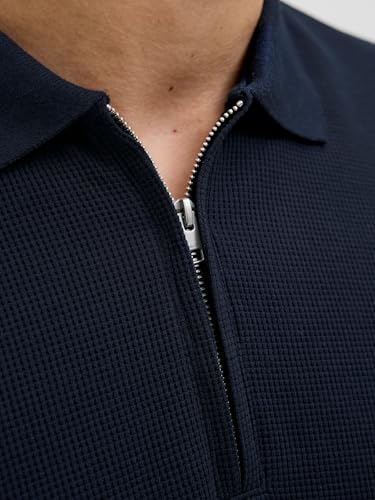 JACK & JONES Jjeaustin Zip Polo Ss Noos 6