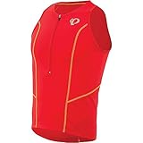 PEARL IZUMI Men's Select Pursuit Tri Singlet, True Red, Small