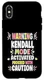 KENDALL Personalized Women's Gift Custom KENDALL Case for iPhone X/XS