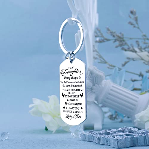 My Orders Placed Recently By Me To My Daughter Keychain Daughter Gifts From Mom Birthday Gifts For Daughter Inspirational Gifts For Badass Daughter Back To School Teen Girls Accessories #TOP3
