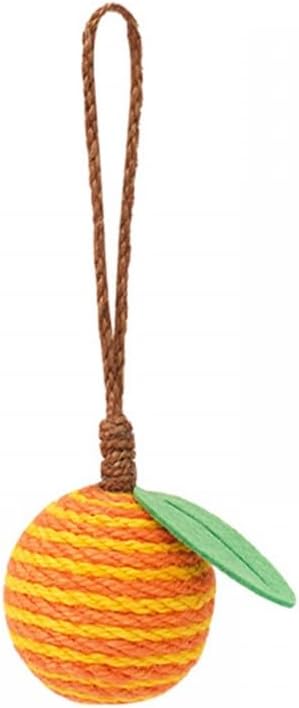 DONGKER Cat Sisal Ball, Fruit-Shaped Cat Hanging Rope Toy, Bite Resistant for Cats, Cages, Door Handles, Climbing Frames, Posts