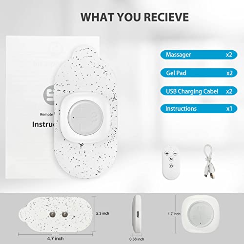 Simusi Wireless Tens Unit Muscle Stimulator With Remote, Electronic Stimulator Tens Massager For Back Pain Relief, And Shoulder, Waist, Back, Neck, Arm, Leg, Foot Pain Relief #TOP5