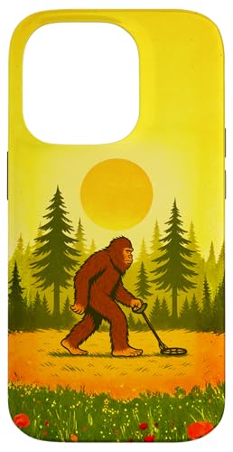 DETECTOR-Bigfoot, 金属探知機 アクセサリー 宝物を探す 金属探知機 スマホケース iPhone 14 Pro 用