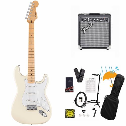 Fender/Standard Stratocaster Maple Fingerboard White Pickguard Olympic White 10WAvtGLM^[S҃ZbgR