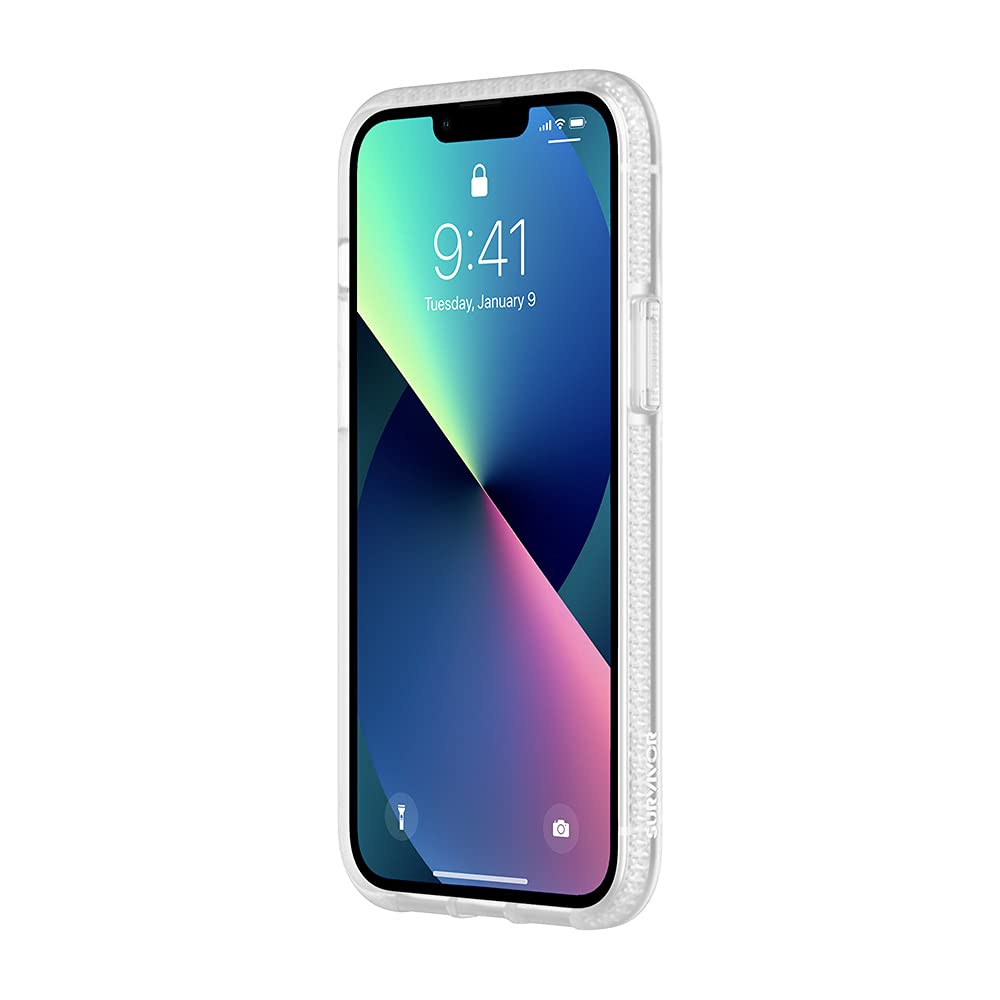 SURVIVOR Custodia Trasparente Per IPhone 13 Pro Max (6,7") – Antigraffio E Ammortizzante, Militare, Compatibile MagSafe – Nero
