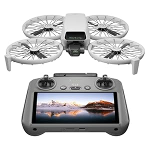 DJI Flip (RC 2 Fernsteuerung mit Bildschirm) – Mini Drohne mit Kamera 4K für Kinder, Follow-Me, unter 249g13 km HD-Übertragung, Handstart, 31 Min Flugzeit, Drohne mit Kamera Für Vlogs