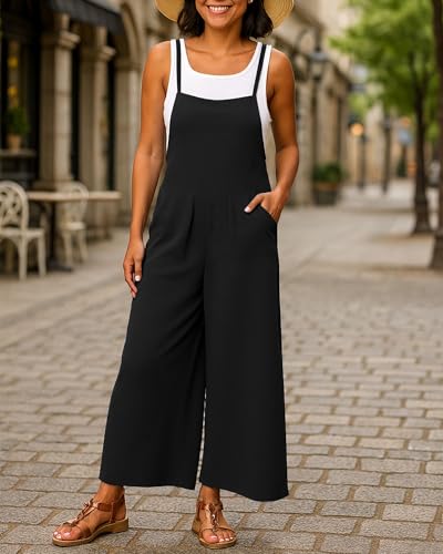 Bodysuits for women Loose Wide Leg Casual Jumpsuit