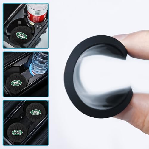 2PCS Juego de posavasos de silicona para portavasos de carro miniatura 5