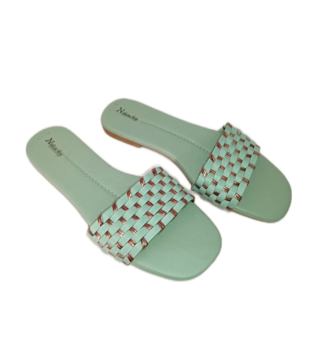 NIKACHU Women’s Stylish & Fashionable Flats For Womens & Girls (Green, numeric_4) (B0BQ7HM93Y) Amazon Price History, Amazon Price Tracker