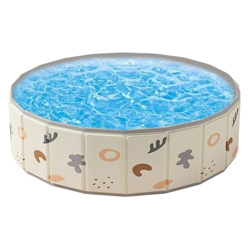 Klappbarer Hundepool,Faltbare Hundebadewanne - rutschfeste Badewanne & Planschbecken Für Drinnen & Draußen, Sommer Wasserspiel & Gartenspaß