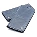 Produktbild QIOTTI Hülle Kompatibel mit Galaxy S10 Ledertasche aus Hochwertigem Leder RFID NFC Schutz mit Kartenfach Standfunktion in Blau