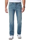 JMIERR Men's Jeans Regular Fit Straight Stretch Classic Casual Denim Pants for Men Travel Pants Essentials Mens Jeans, 32W x 32L, Stone Blue