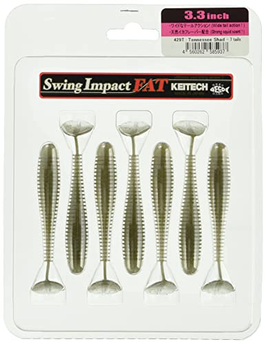 Keitech FS28429 Fat Swing Impact Tennessee Shad, 2.8