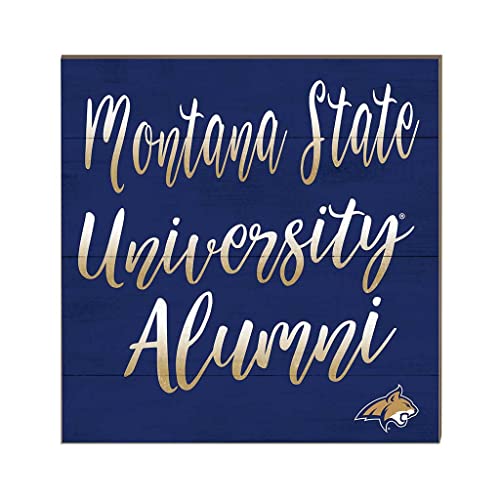 KH Sports Fan Montana State Fighting Bobcats 10"x10" Team Alumni Sign, One Size, Multi