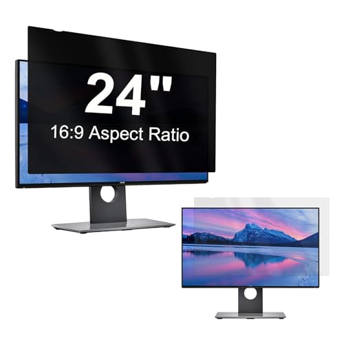 Filtro de privacidad de 24 pulgadas para monitor panorámico de ordenador VBESTLIFE