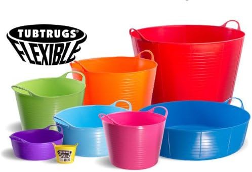 Tubtrugs Flexible Bucket ALL SIZES AND COLOURS (Red, Large 38 Litre)