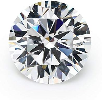 1000pcs 0.049 in blanco AAAAA redondo corte a máquina pequeña circonita cúbica suelta CZ piedra piedra sintética