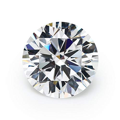 500pcs 2.5mm White Round Machine Cut Loose CZ Stone